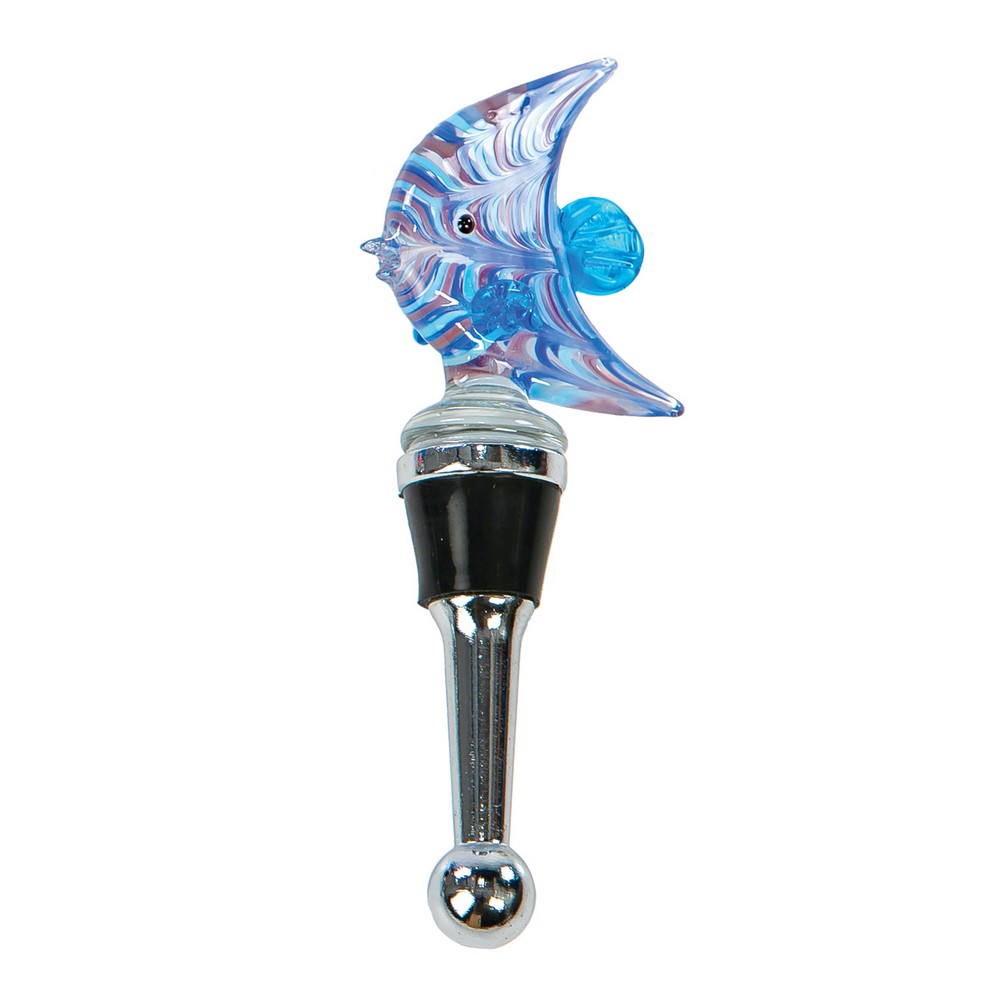 Glass Bottle Stopper Angel Fish