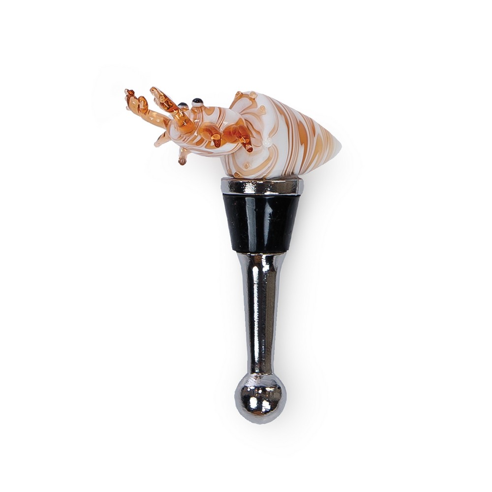 Glass Bottle Stopper Hermit Crab