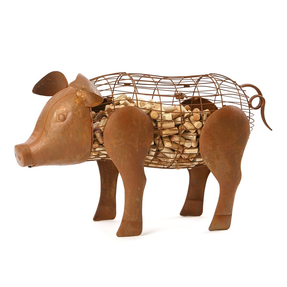 Giant Cork Caddy Pig
