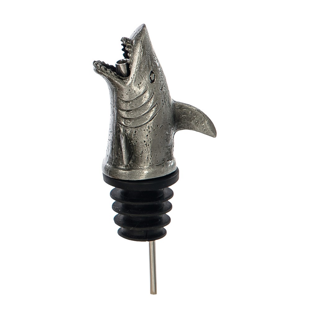 Steel Wine and Bottle Pourer Shark