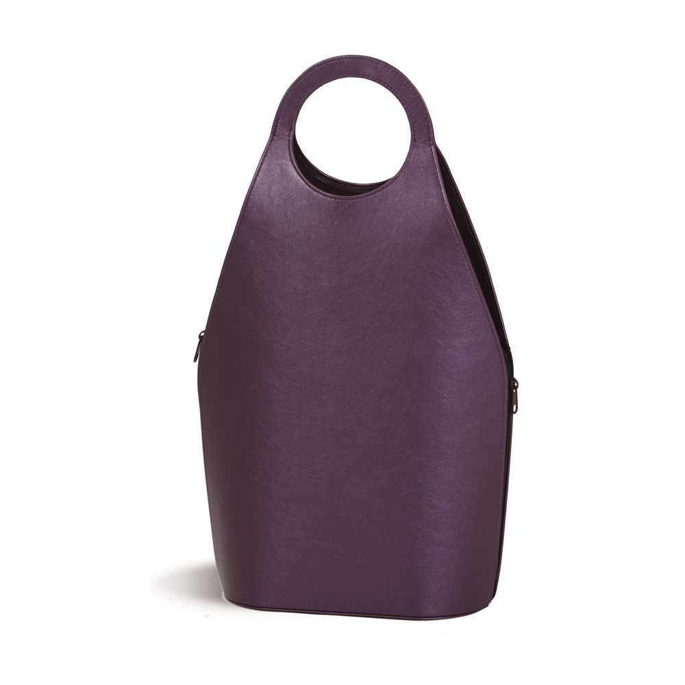 Soleil Wine Tote Purple Shimmer