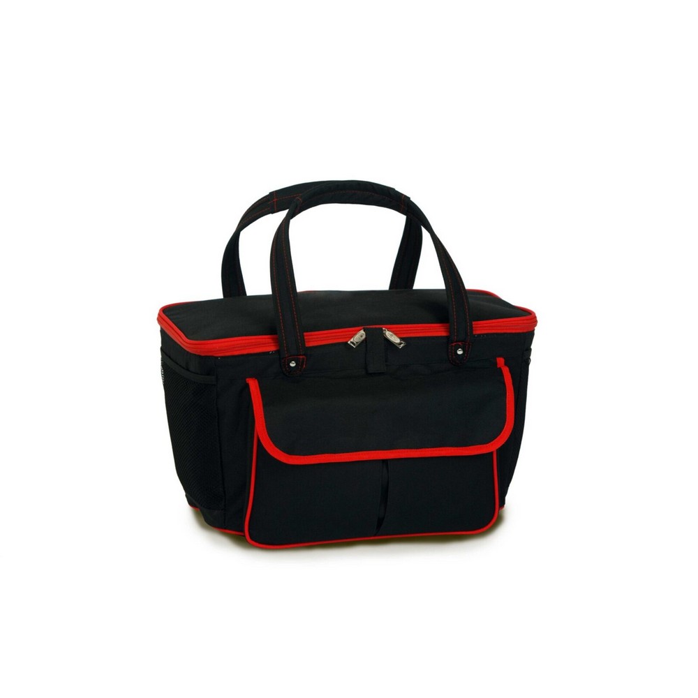 Avanti Cooler Tote Blackand Red
