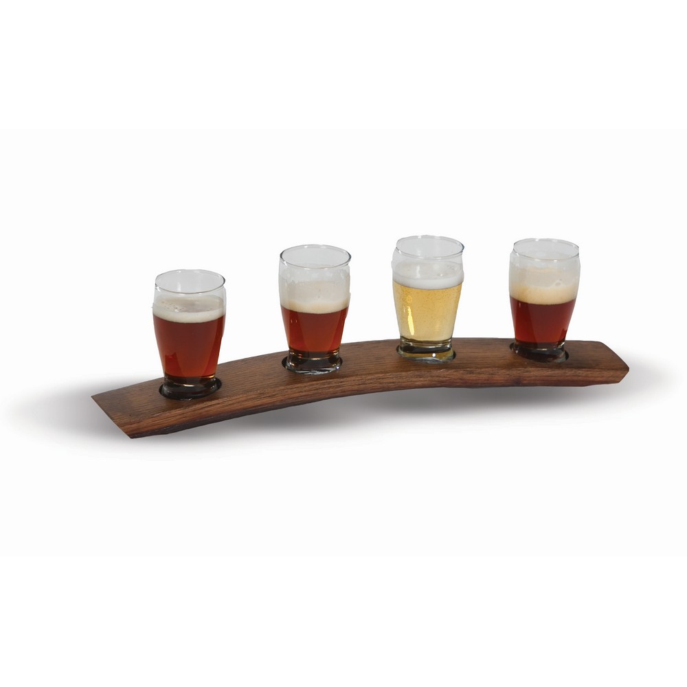 American Made Beer Taster Flight Walnut