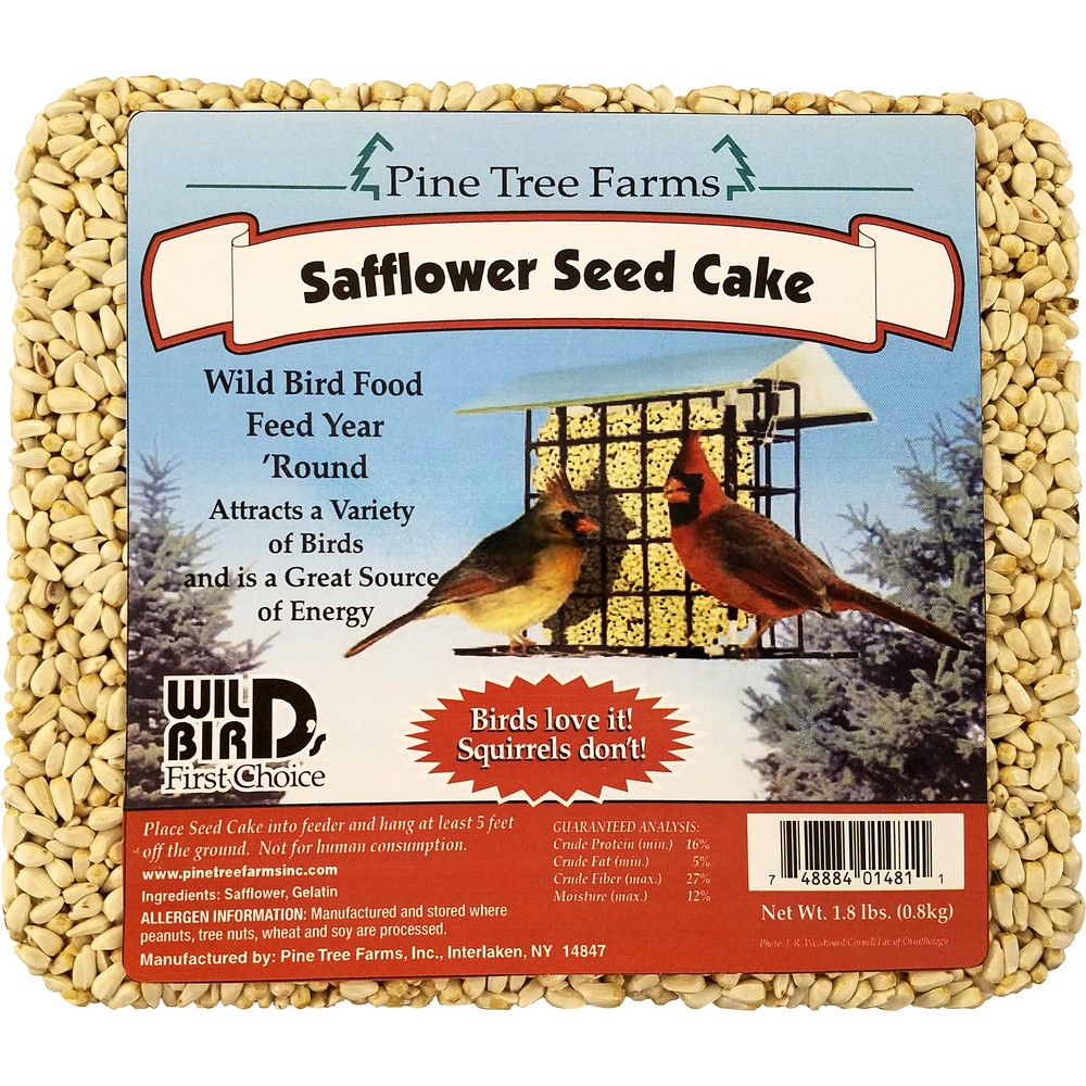 1.8lb Safflower Seed Cake Plus Freight