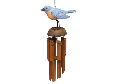 Bluebird Bamboo Wind Chime