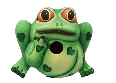 Frog Bird House