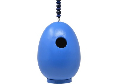 Blue Egg Bird House