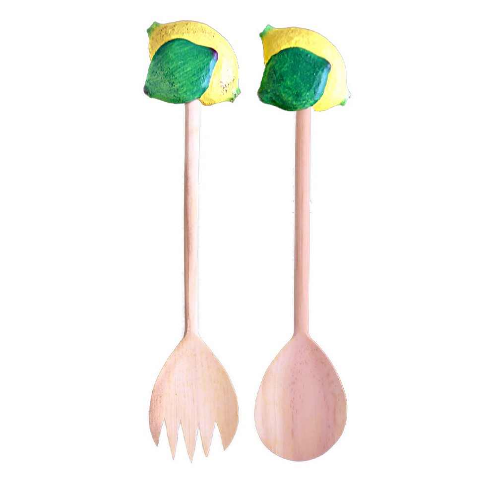 Deluxe Lemon Lime Salad Server Set