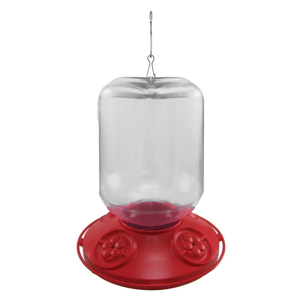 Dr. JB complete Switchable 48 oz Feeder with Red Flowers Bulk