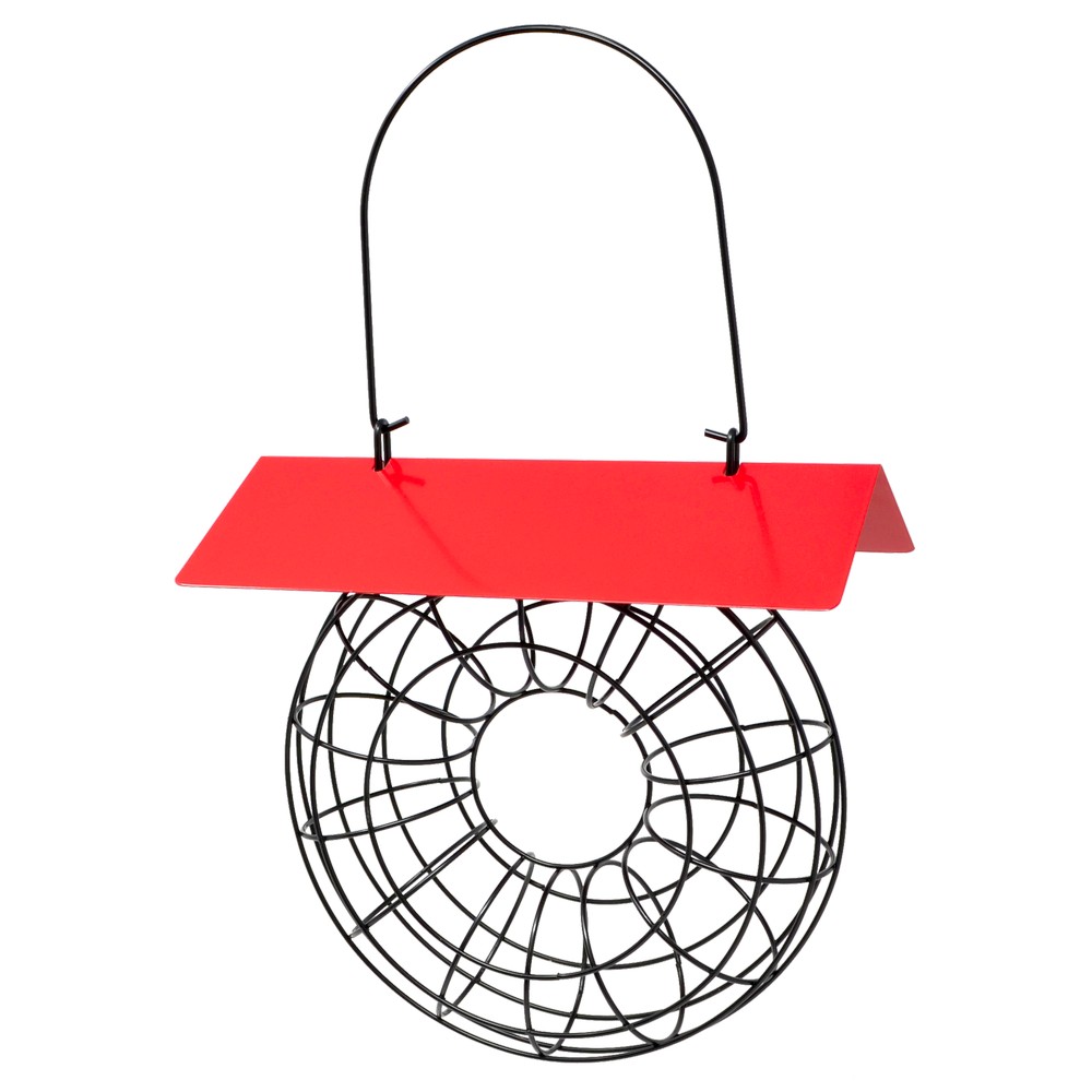 Suet & Seed Ball Feeder Red Roof