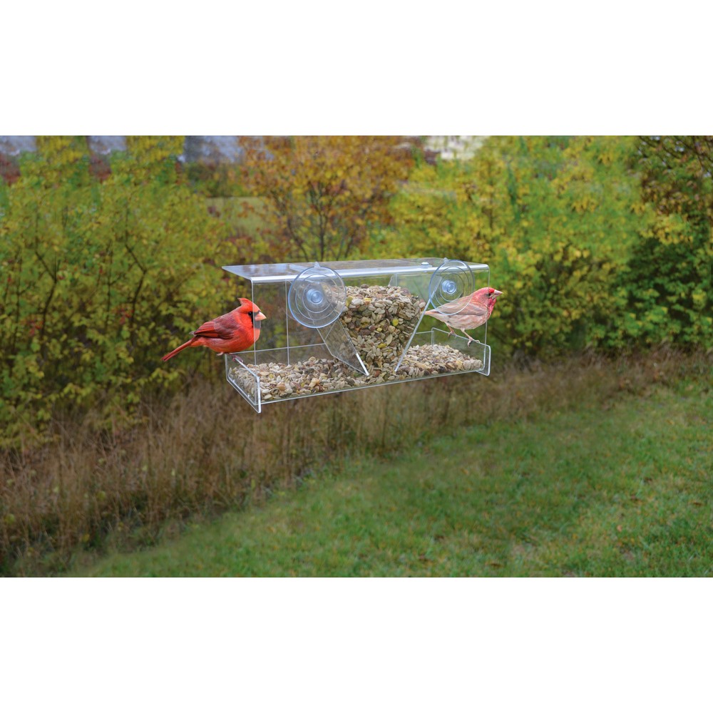 Clear View Deluxe Hopper Window Feeder
