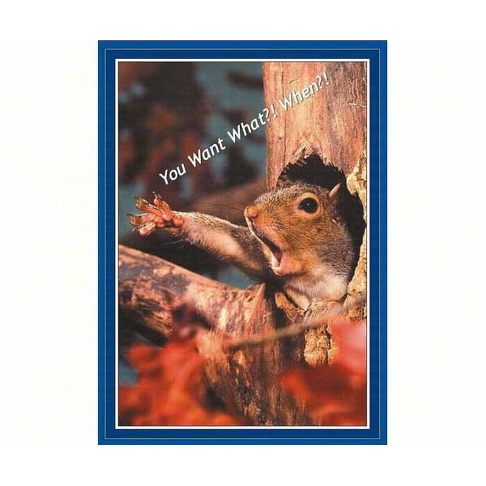 You Want What When? 500 Piece Puzzle