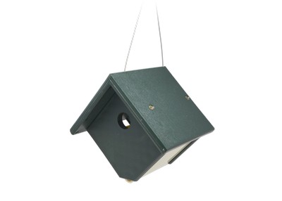 Recycled Plastic Wren House Hunter Ivory