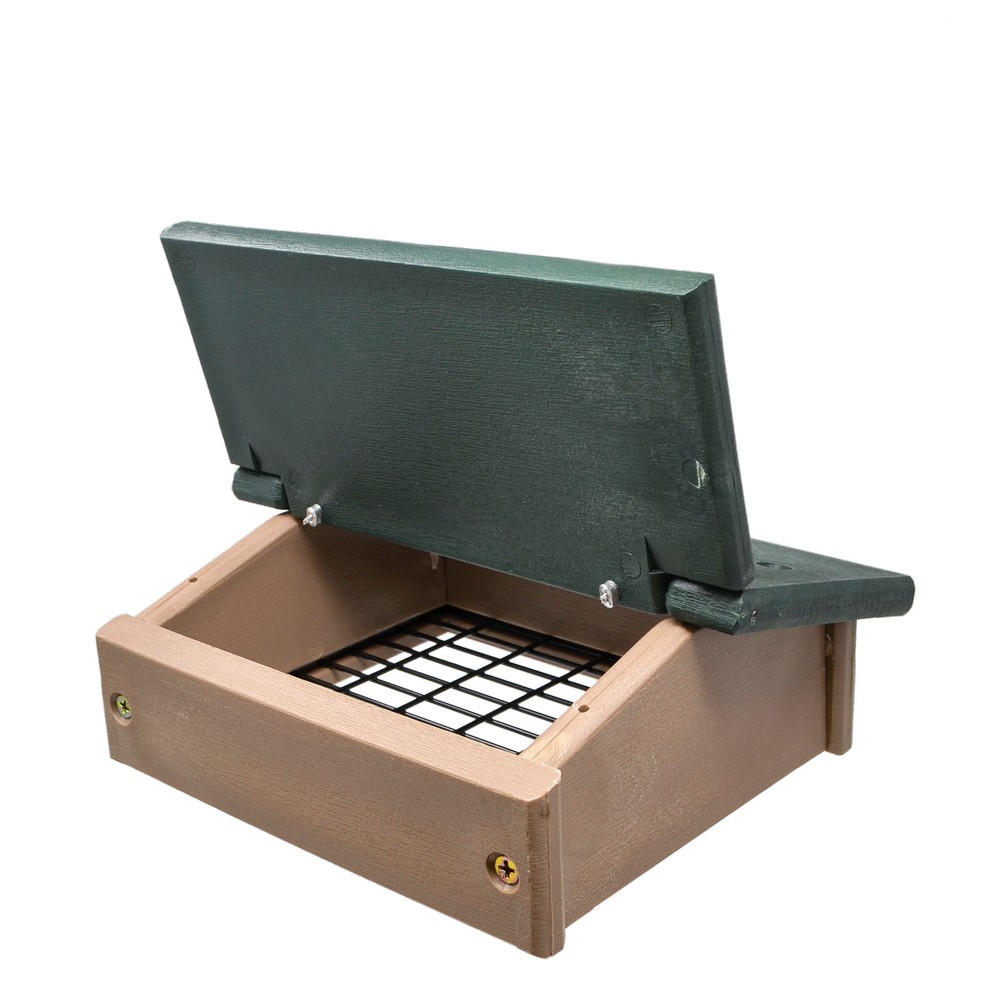 Small Upside Down Suet Feeder Hunter Driftwood