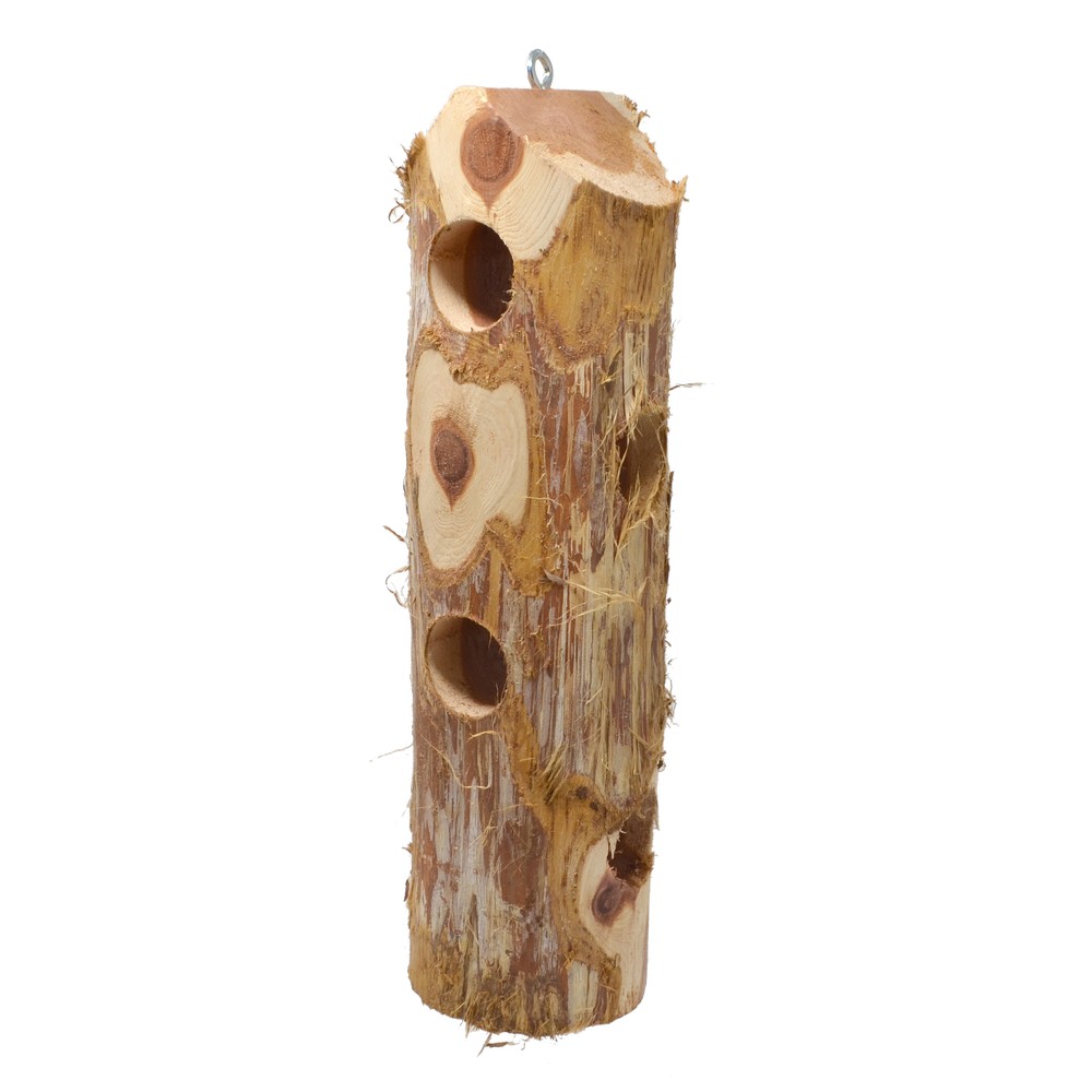 Suet Log Feeder without Perches