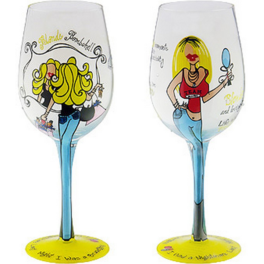 Wine Glass Bleach Blonde