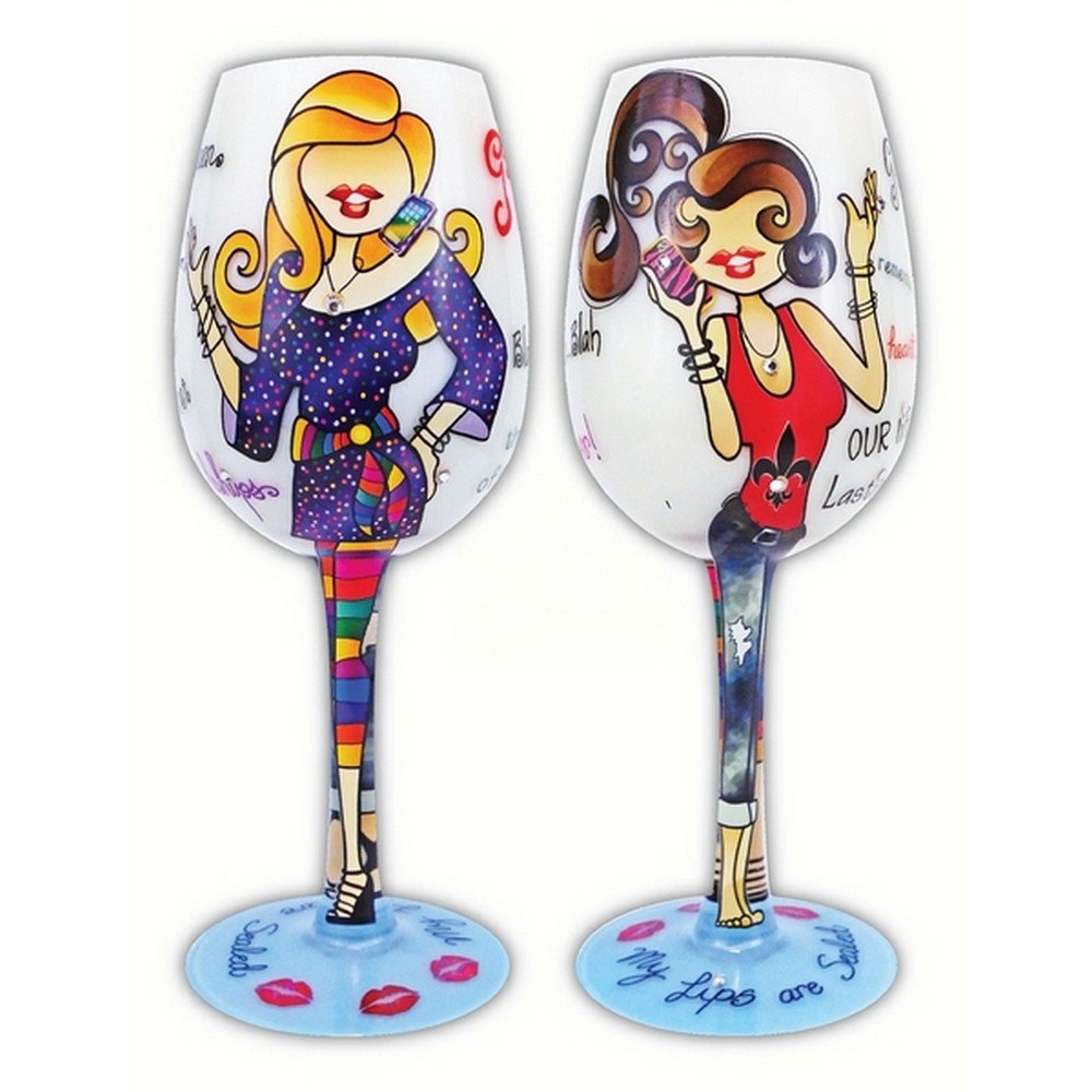 Wine Glass Through Thick & Thin