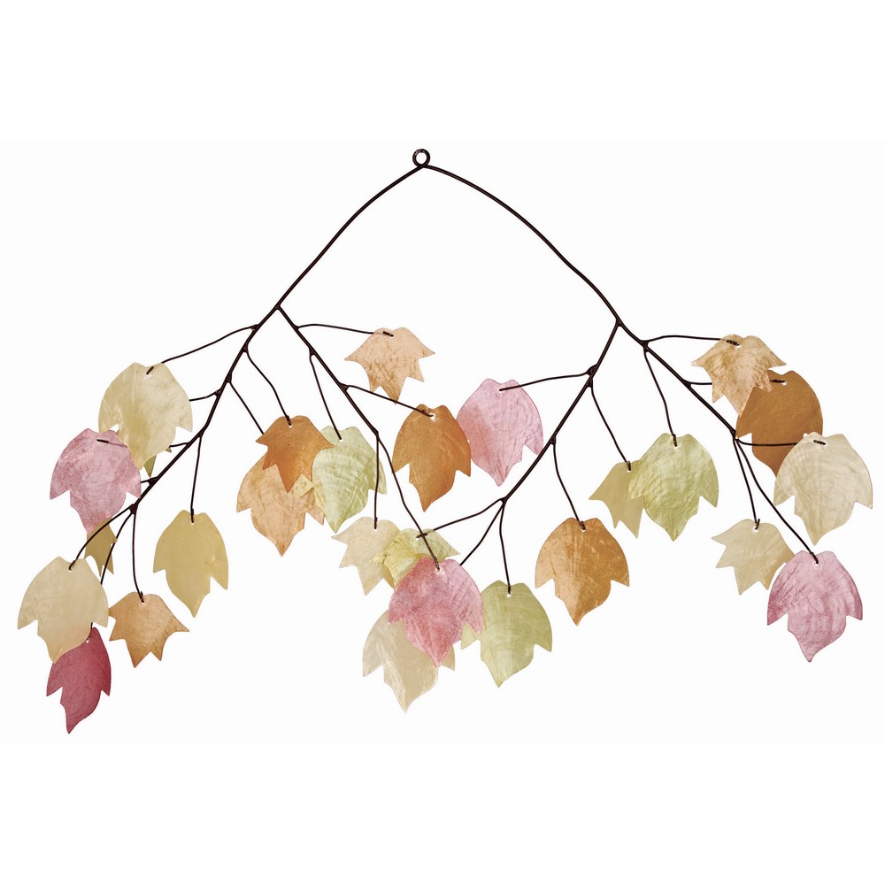 Autumn Leaves Capiz Chime