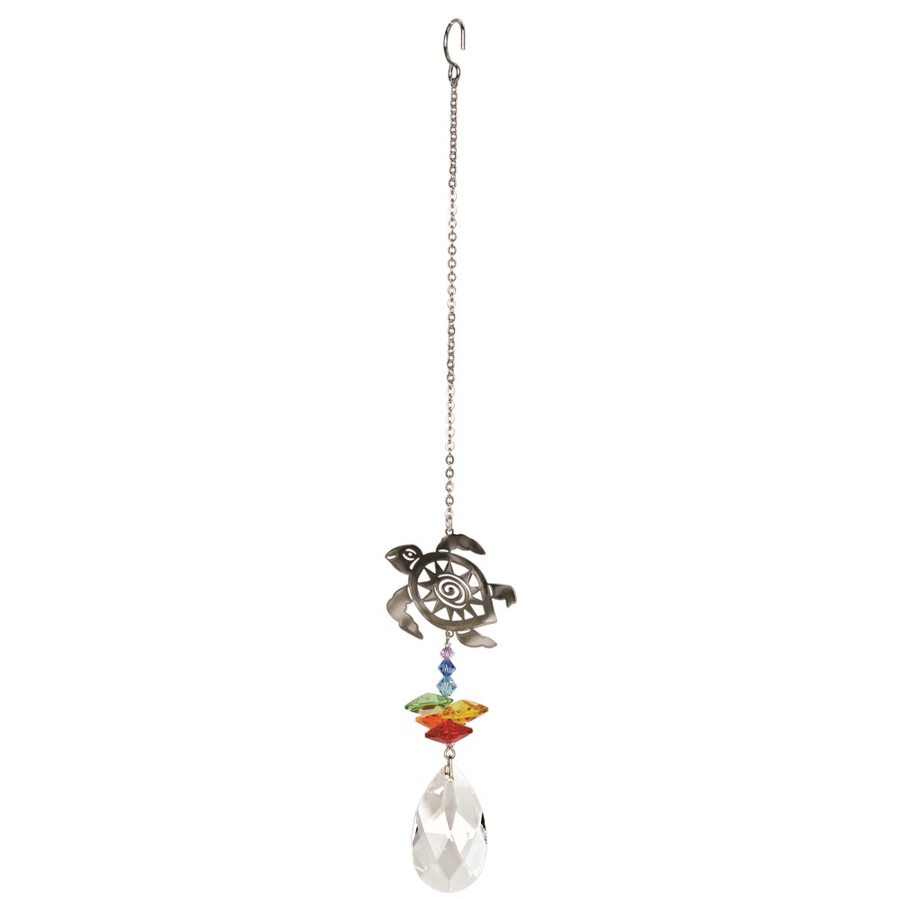 Crystal Fantasy Turtle Suncatcher