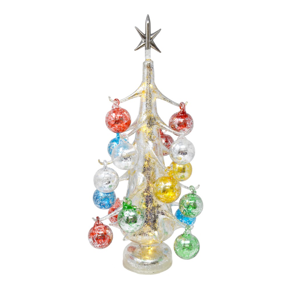 Buon Natalie LED Tree 17.25 Inch Silver